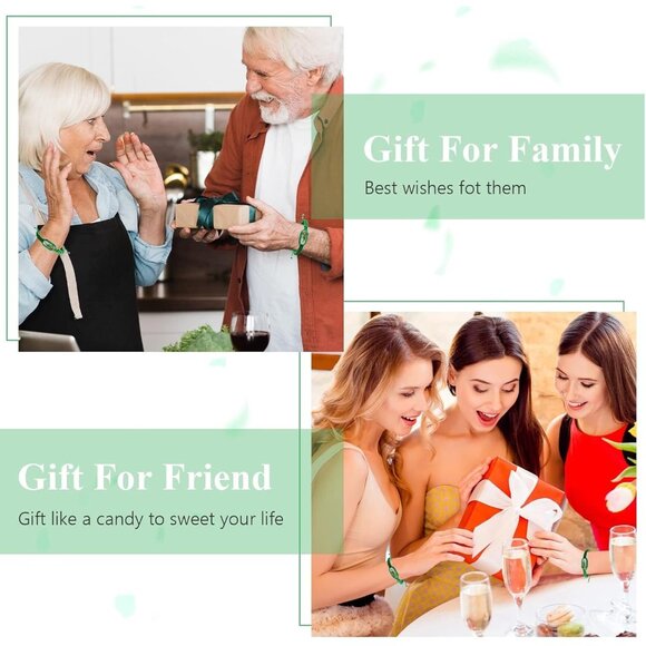 24PCS Virgin Mary & Saint Jude Handmade Mexican Religious Bracelets Set - Green - Picture 6 of 7